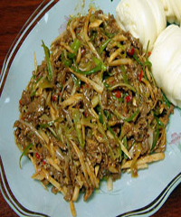 葱爆牛肉丝的做法 葱爆牛肉丝的做法