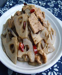 莲藕炒肉片的做法 莲藕炒肉片的做法