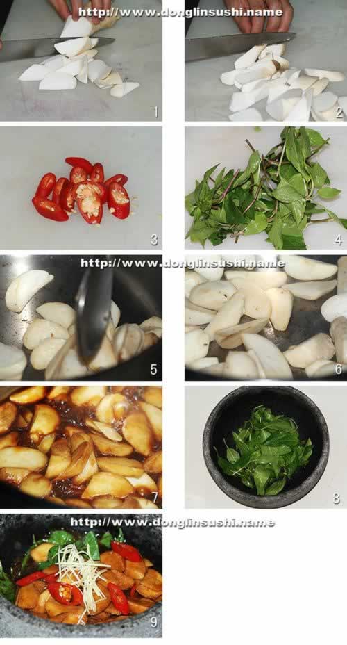 石锅三杯杏鲍菇的做法(素菜-为身体排除毒素是减肥的上上策)