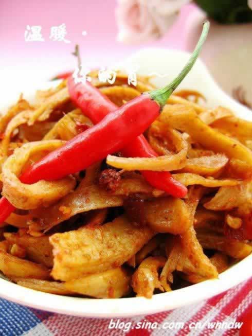 麻辣面筋的做法(素菜-减肥期间肉类最佳替代品)