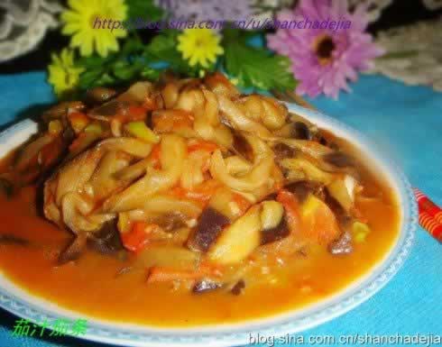 茄汁茄条的做法(素菜-茄子的另一种减肥又下饭的吃法)