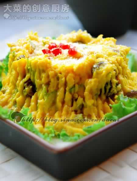 葡萄干南瓜沙拉的做法(减肥食谱)