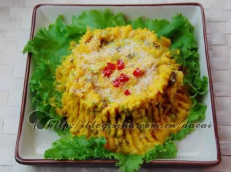 葡萄干南瓜沙拉的做法(减肥食谱)