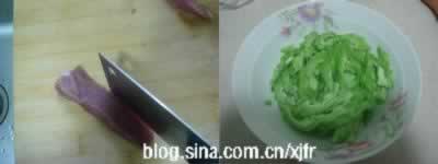 酱肉丝炒苦瓜的做法(减肥食谱)