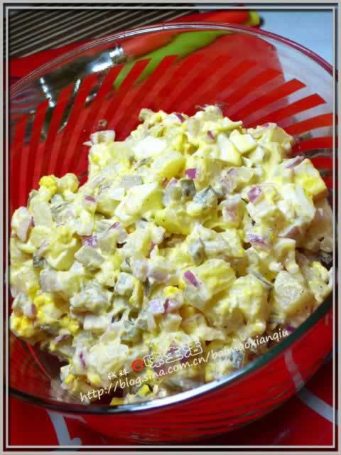 鸡蛋土豆沙拉的做法(蛋黄酱的做法)