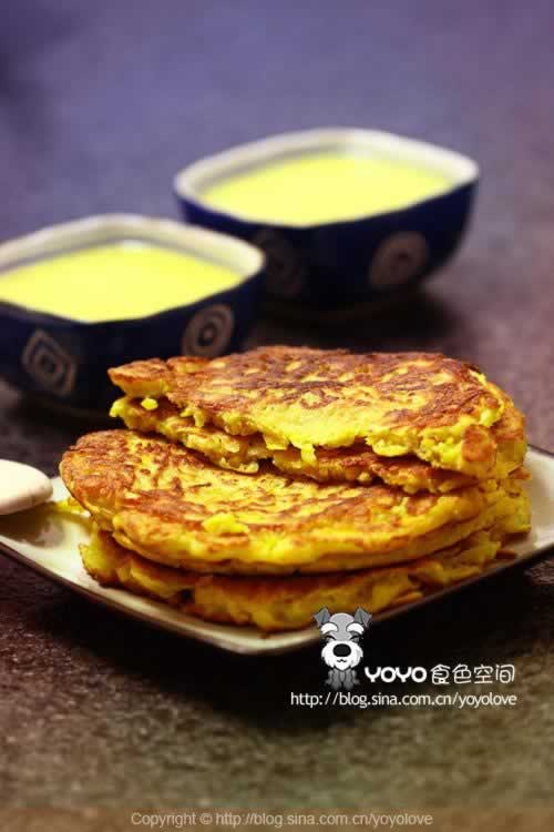 南瓜饼的做法(早餐食谱-排毒减肥)