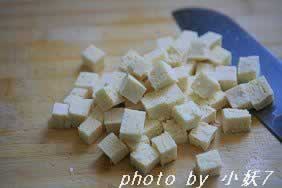 凉拌豉汁冻豆腐的做法(减肥菜)