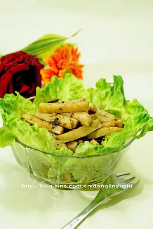 橄榄菜炒冬笋(春笋)的做法(减肥排毒菜)