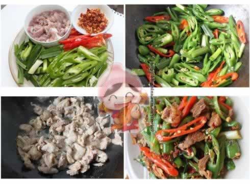 辣椒炒肉的做法(湖南菜)