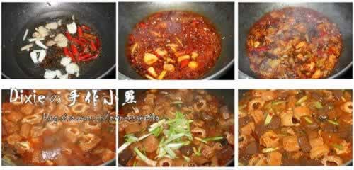 五更肠旺的做法(荤菜-台式川菜)