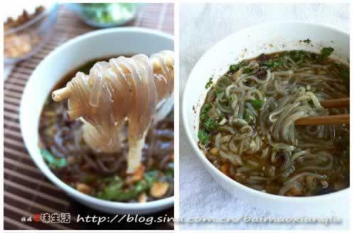 家庭版重庆酸辣粉的做法(四川风味小吃)