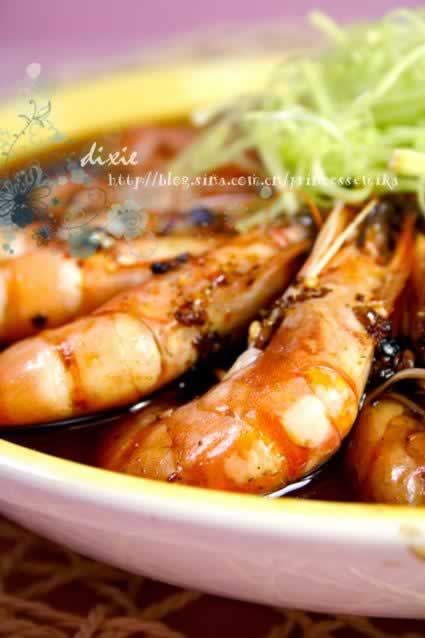 香辣盆盆虾的做法(四川小吃)