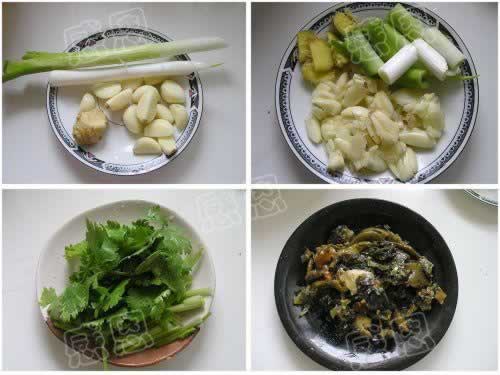 酸菜肉片的做法