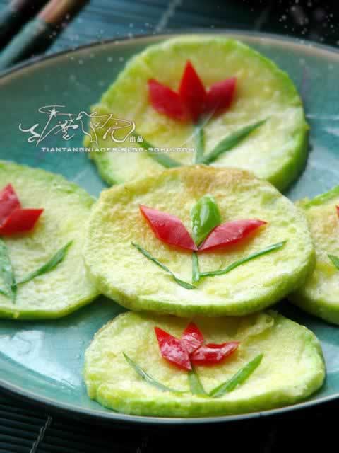 韩式笋瓜煎饼的做法(素菜)