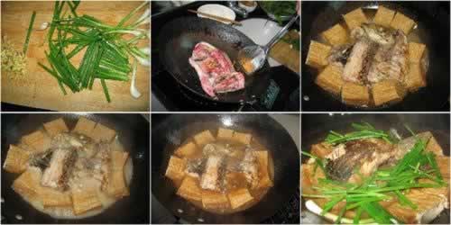 豆腐焖鱼的做法(荤菜-豆腐不碎、鱼皮不破小秘诀)