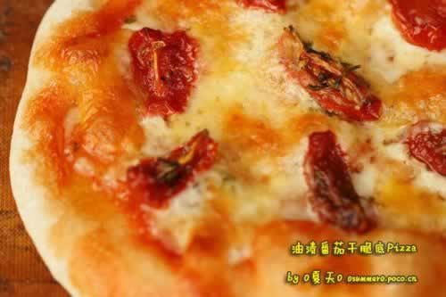 脆底pizza的做法(早餐菜谱)