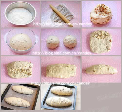 红糖核桃包的做法(早餐菜谱-用最家常的食材做养生面包)