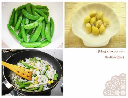 清炒白果时蔬的做法(素菜-冬天里一道超级润肺、去燥的菜)