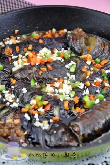 酱焖蓑衣茄子的做法(素菜)