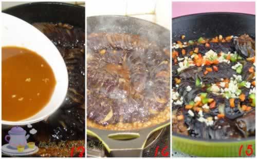 酱焖蓑衣茄子的做法(素菜)