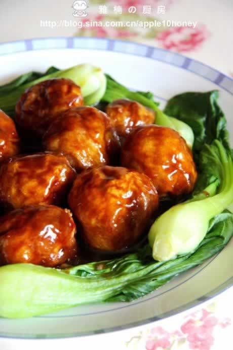 油面筋塞肉的做法(荤菜-上海本帮菜)