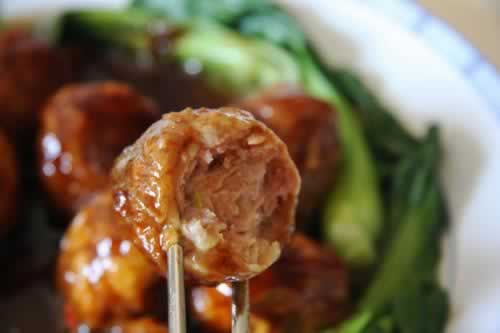 油面筋塞肉的做法(荤菜-上海本帮菜)