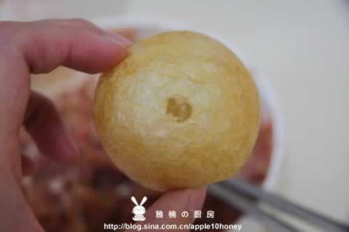 油面筋塞肉的做法(荤菜-上海本帮菜)