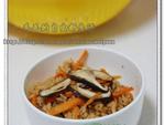 电饭煲香菇胡萝卜肉臊饭的做法 电饭煲香菇胡萝卜肉臊饭的做法