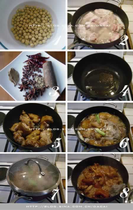 黄豆烧猪蹄的做法(荤菜)