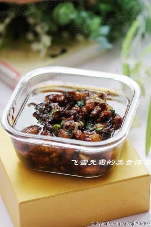 猪肉酱的做法(荤菜-上班族便当菜谱)