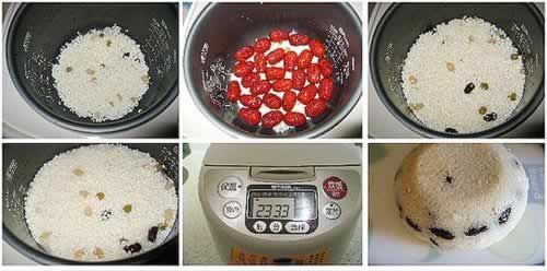 红枣糯米糕的做法(早餐菜谱)