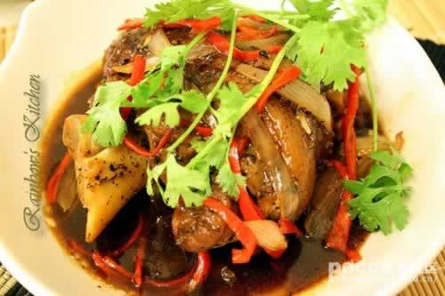 黑椒猪手的做法(荤菜-猪脚的做法)