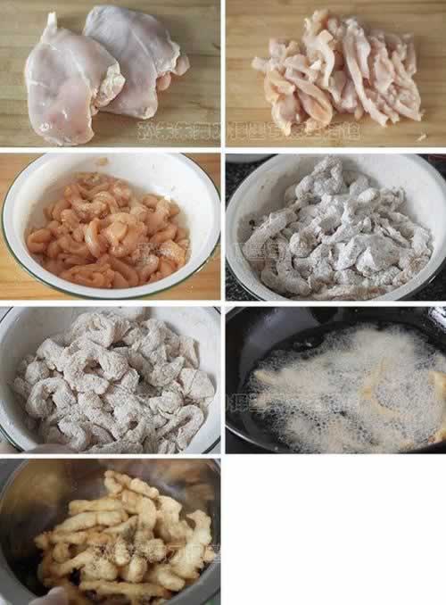 炸鸡柳的做法(零食-外酥里嫩)