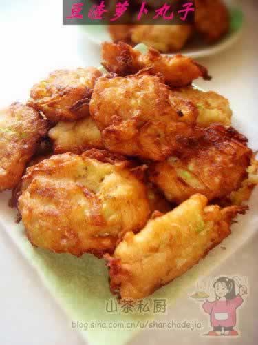 豆渣萝卜丸子的做法(素菜)