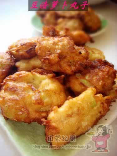 豆渣萝卜丸子的做法(素菜)