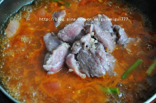蕃茄烩牛肉的做法(荤菜)