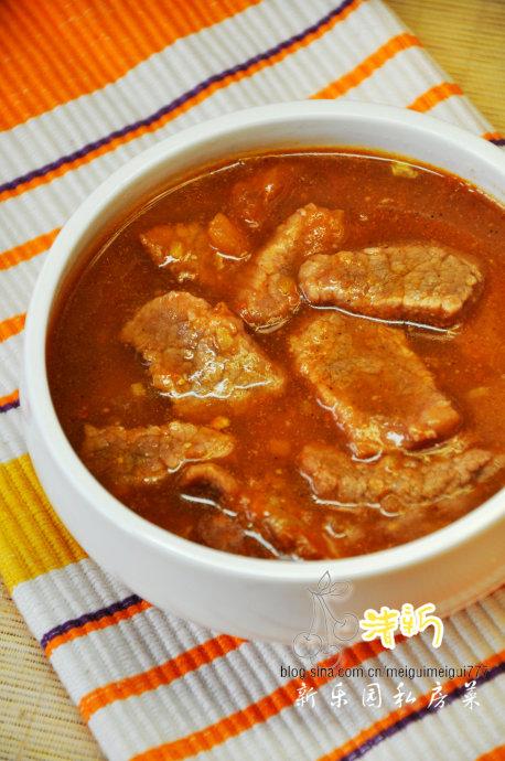蕃茄烩牛肉的做法(荤菜)