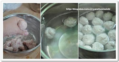 冬瓜蘑菇鱼丸汤的做法(荤菜-纯手工制作湖北鱼丸)