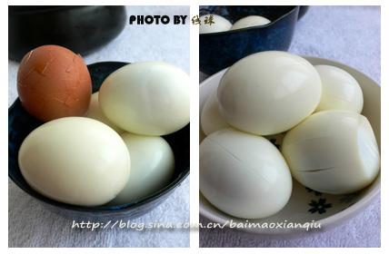 条纹卤蛋的做法(早餐菜谱)