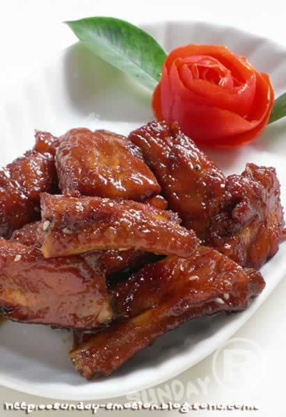 无锡排骨的做法(荤菜-酸酸甜甜)