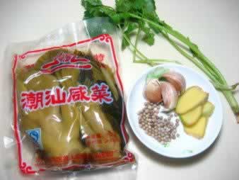 猪肚煮咸菜的做法(荤菜)
