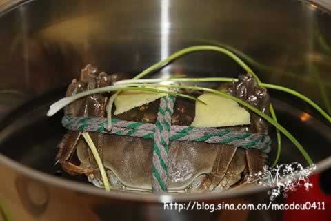 清蒸大闸蟹的做法(海鲜家常菜)