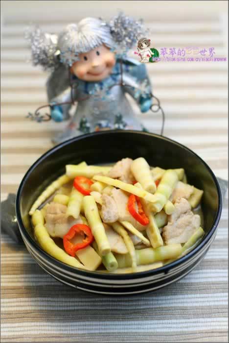 竹笋烧五花肉的做法(荤素搭配-减肥修身菜)