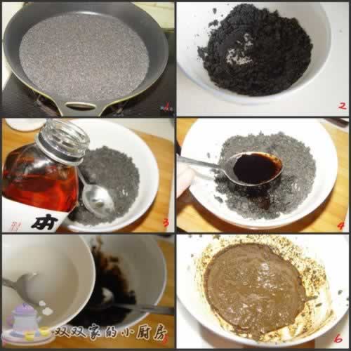 微波炉黑芝麻圆鳕鱼的做法(微波炉菜谱)