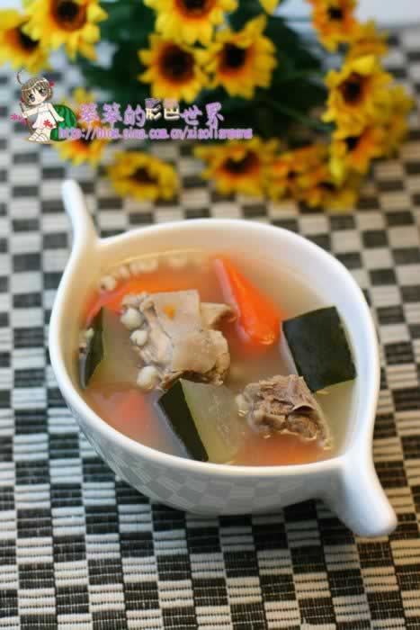 薏米冬瓜老鸭汤的做法(荤素搭配-节日宴客菜)