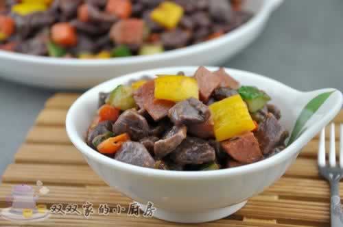 香炒紫薯面片的做法(早餐菜谱)