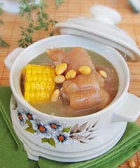 黄豆猪手汤怎么做黄豆猪手汤的做法的做法