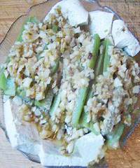 蒜蓉蒸丝瓜的做法 蒜蓉蒸丝瓜的做法