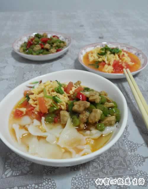 山西揪片揪片的做法(早餐菜谱-山西民间面食)