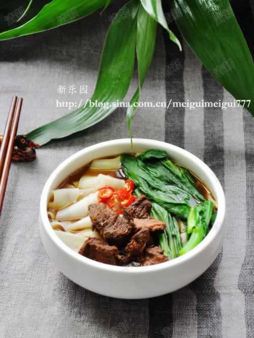 红烧牛肉面的做法(早餐菜谱)